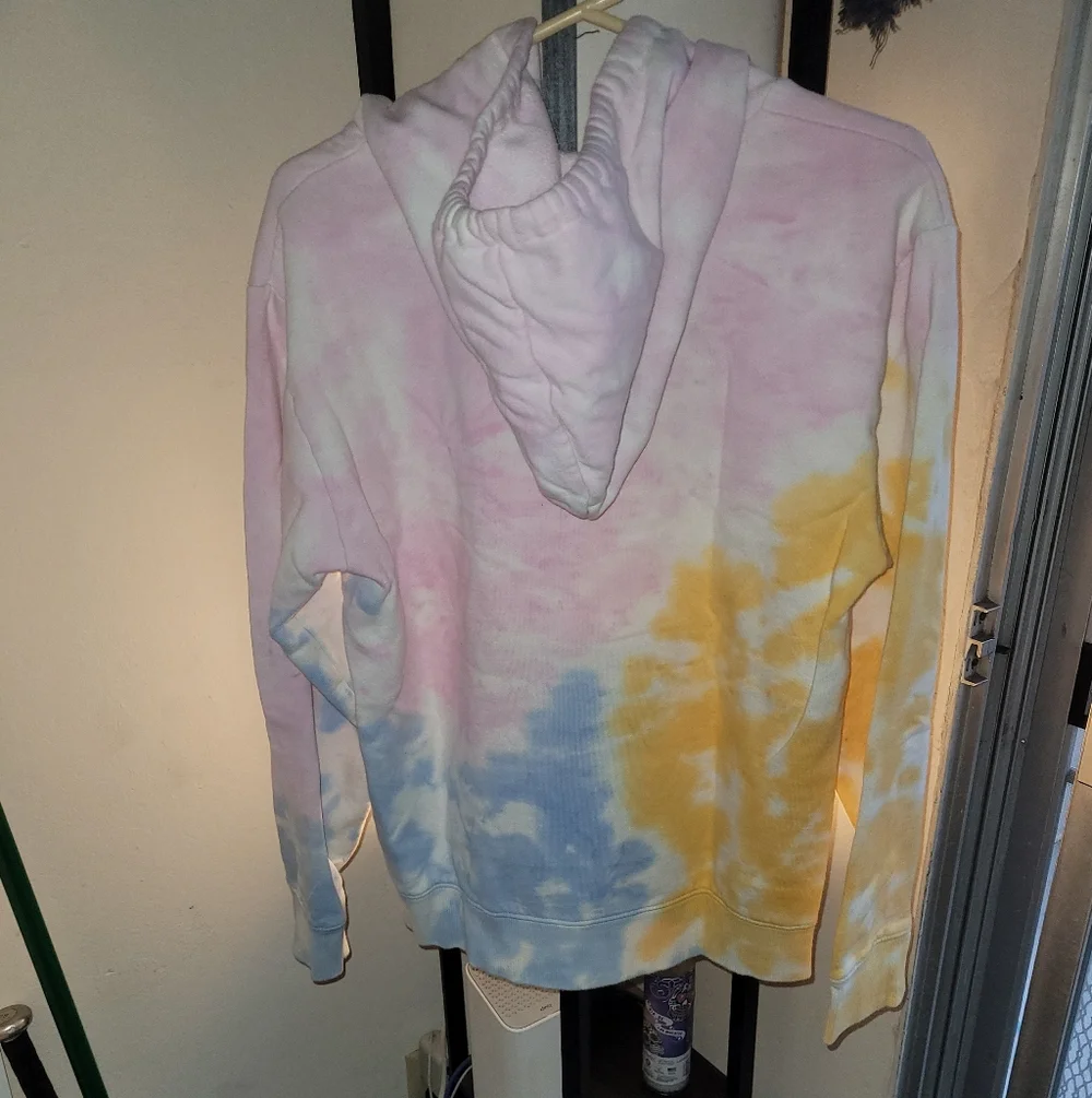 Vans Womens Pastel Tie-Dye Hoodie Sz L - Picture 5 of 6